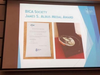 James Albus Medal Award Of The BICA Society