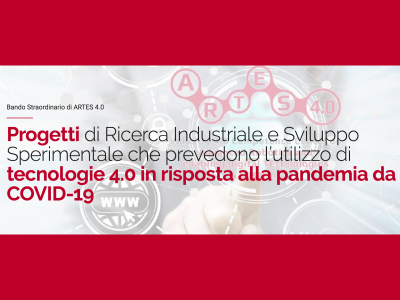 ARTES 4.0 Emette Un Bando Nazionale Straordinario Per Fronteggiare Il COVID-19