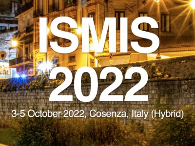 26th International Symposium On Methodologies For Intelligent Systems (ISMIS)