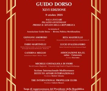 Il Direttore Dell’ICAR CNR Riceve Il Prestigioso Premio “Guido Dorso”
