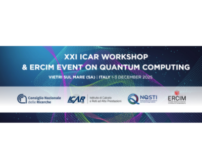 XXI Workshop ICAR & ERCIM Event – 1-3 Dicembre 2025